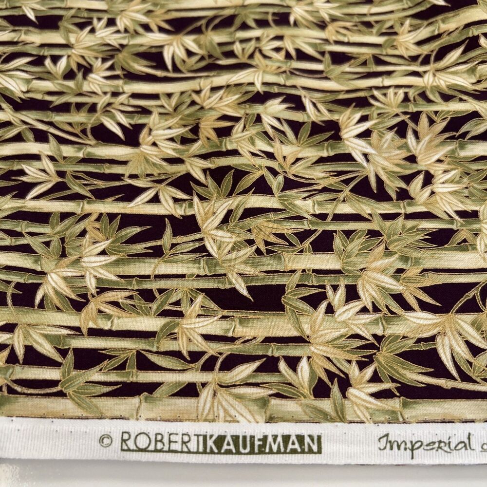Robert Kaufman Imperial Collection 11262 Bamboo Print Cotton Quilting Fabric 4Y